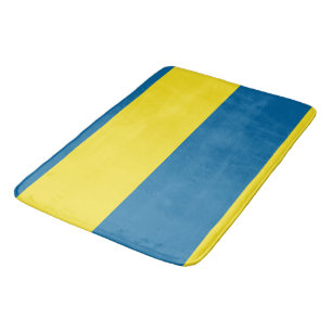 Stripes Blauw & Geel Badmat