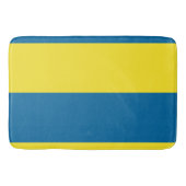 Stripes | Blauw & Geel | Badmat (Voorkant)