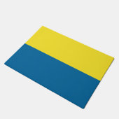Stripes | Blauw & Geel | Deurmat (Schuin)