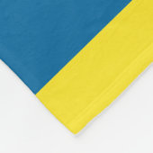 Stripes | Blauw & Geel | Fleece Deken (Hoek)