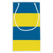 Stripes | Blauw & Geel | Klein Cadeauzakje (Achterkant)