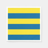 Stripes | Blauw & Geel |  Servetten (Voorkant)