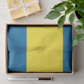 Stripes | Blauw & Geel | Tissuepapier (Geschenk)