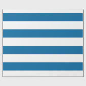 Stripes | Blauw & Wit | | Cadeaupapier (Vlak)