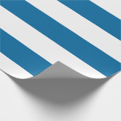Stripes | Blauw & Wit | | Cadeaupapier (Hoek)