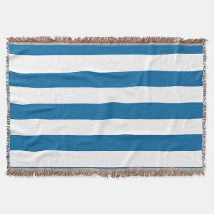 Stripes   Blauw & Wit      Deken