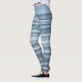 Stripes - Blauwe schelpen Leggings (Links)
