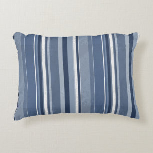 Stripes Blue Accent Kussen