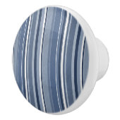 Stripes Blue Keramische Knop (Rechts)