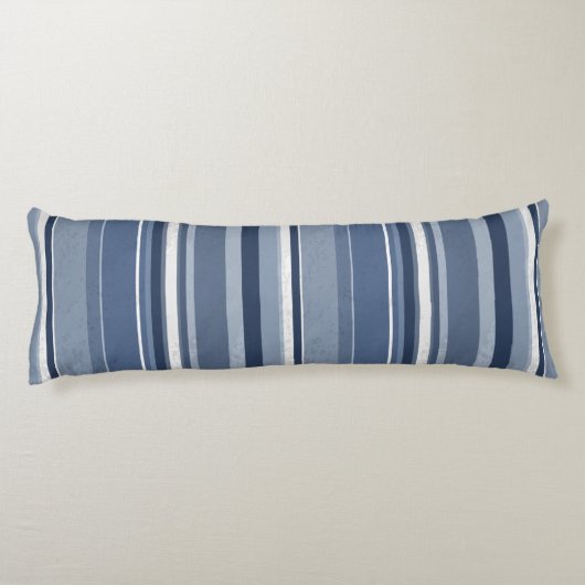 Stripes Blue Lichaamskussen (Achterkant)