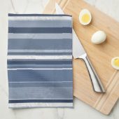 Stripes Blue Theedoek (Quarter Fold)