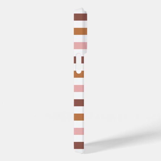 Stripes Blush Neutral Modern Case-Mate iPhone Case (Achterkant / Rechts)