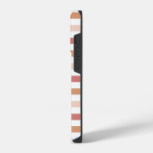 Stripes Blush Neutral Modern iPhone Hoesje (Linkerkant)