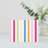 Stripes Briefkaart (Staand voorkant)
