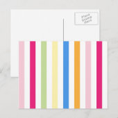 Stripes Briefkaart (Voorkant / Achterkant)
