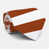 STRIPES Bruin elke kleur Stropdas (Opgerold)