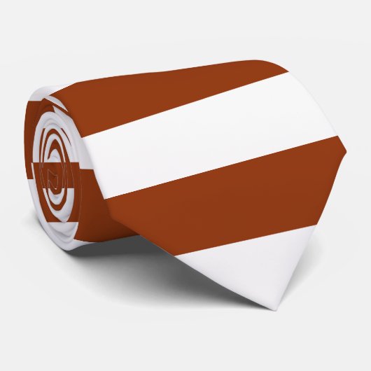 STRIPES Bruin elke kleur Stropdas (Opgerold)