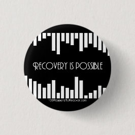 Stripes Button Pin Small