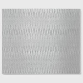 Stripes Chevron Lines Silver Graphite Vip Gray Cadeaupapier (Vlak)