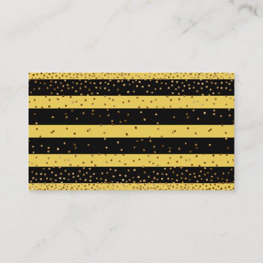 Stripes & Confetti Luier Raffle Ticket Kaarten (Achterkant)