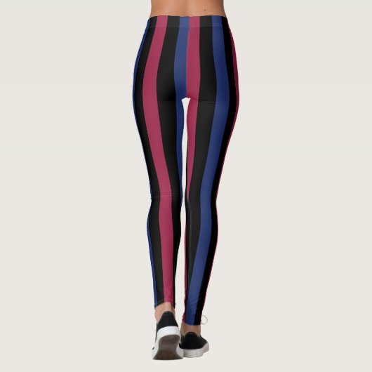 Stripes Custom Leggings (Achterkant)
