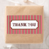 stripes Dank u Etiketten (Insitu)