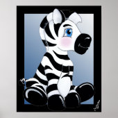 Stripes de Zebra Poster (Voorkant)