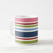 Stripes Deep Hues Koffiemok (Voorkant links)