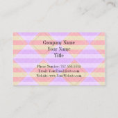 Stripes, diamanten, gepotte patronen door STaylor Visitekaartje (Achterkant)