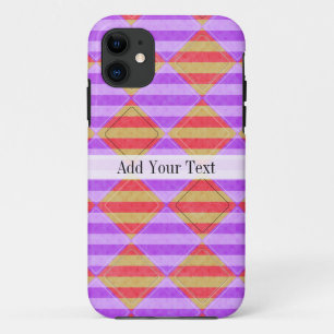 Stripes, diamanten, spotpatroon van Shirley Taylor Case-Mate iPhone Case