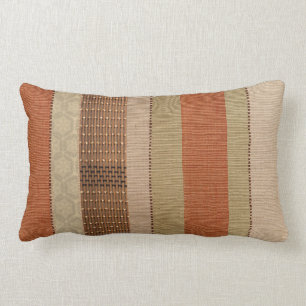 Stripes Earth Tones Sierkussen Kussen