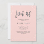  Stripes EDITABLE KLOR Afstuderen Uitnodigen Kaart (Achterkant)