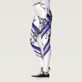 Stripes en bloemen leggings (Links)