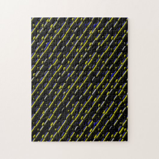 Stripes en bubbels... legpuzzel (Verticaal)