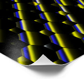 Stripes en bubbels... poster (Hoek)