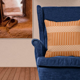 Stripes en chequeshades van Oranje Sierkussen
