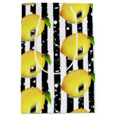 Stripes en citroenen medium cadeauzakje (Voorkant)