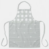 Stripes en geruit harten Schort (Voorkant)