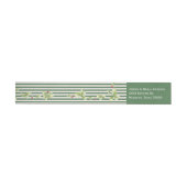 Stripes en Holly-adres voor kerstmis (Individueel)