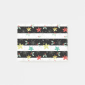 Stripes en kerstnaaldpatronen post-it® notes (Voorkant)