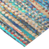 Stripes en kralen tafelkleed (Gekanteld)