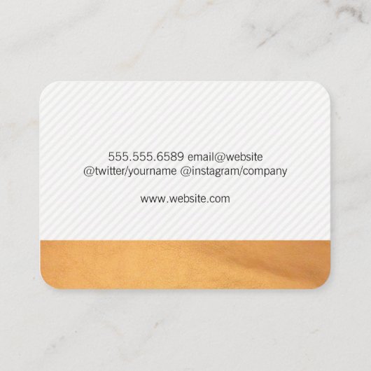 Stripes en lux Trim/punch-kaart Klantenkaartje (Achterkant)