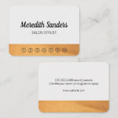 Stripes en lux Trim/punch-kaart Klantenkaartje (Voorkant / Achterkant)