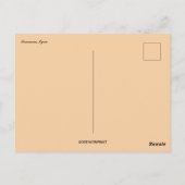 Stripes en Planten in Damascus Syrië Briefkaart (Achterkant)