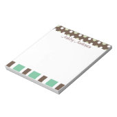 Stripes en Polka Dots Personal Notitieblok (Linkerzijde)