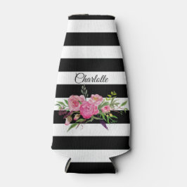 Stripes en pony's - Aangepaste fleskoeler Flesjeskoeler