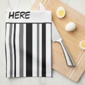 stripes en pooldots theedoek (Quarter Fold)