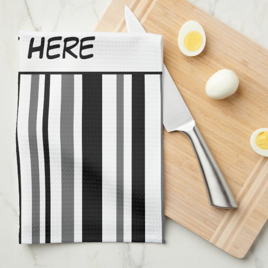  stripes en pooldots theedoek (Quarter Fold)