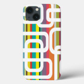 Stripes en rechthoeken Case-Mate iPhone case (Achterkant)