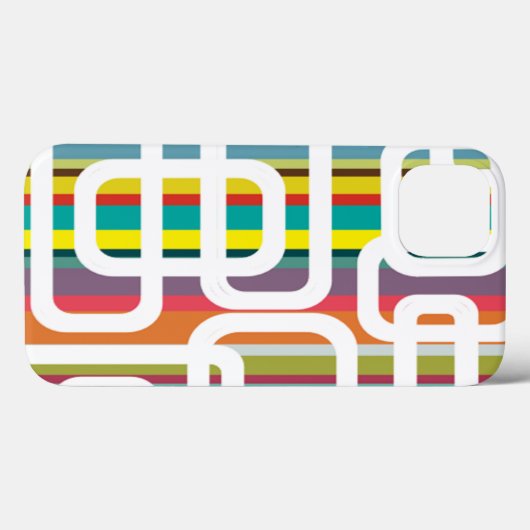 Stripes en rechthoeken Case-Mate iPhone case (Achterkant (horizontaal))